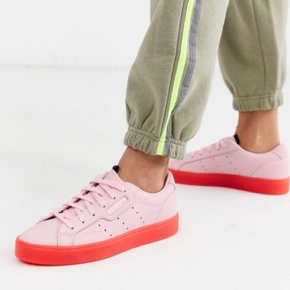 adidas sleek red